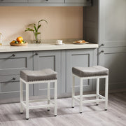 Saddle Bar Stool Kitchen Stools, Sturdy Steel Frame