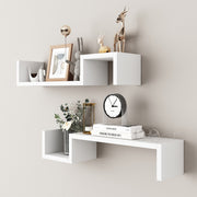 Wall Decoration With Shelves Placed On The Wall