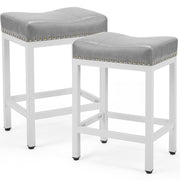 Saddle Bar Stool Kitchen Stools, Sturdy Steel Frame