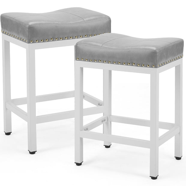 Saddle Bar Stool Kitchen Stools, Sturdy Steel Frame